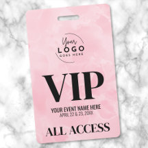 ロゴ ピンク オールアクセスパス VIP イベント