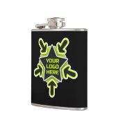 ロゴ フラスク (左)