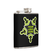 ロゴ フラスク (右)