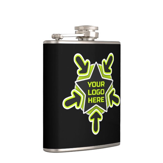 ロゴ フラスク (右)