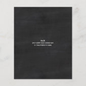 ロゴ ブラックボード おしゃれ 自作 2 枚 写真 チラシ (裏面)