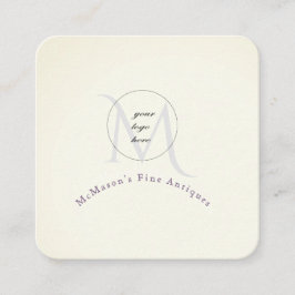 ロゴ：ホワイトスクエア名刺 スクエア名刺