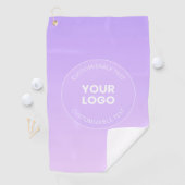 ロゴ | ラベンダーグラデグラデーションーション ゴルフタオル (インサイチュ)