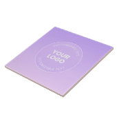 ロゴ | ラベンダーグラデグラデーションーション タイル (側面)