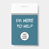 ロゴ·リテー救済ルテンプレート バッジ (Back)