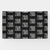 ロゴ リピート パターン テンプレート 編集可能 横断幕 (横)