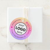 ロゴ・レインボーのキッチンからグラデーション フェイバータグ (インサイチュ)