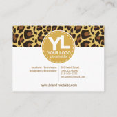 ロゴ·レオパークラシックド·プリント·ブレスレット·ホルダー 名刺 (裏面)