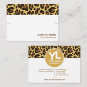 ロゴ·レオパークラシックド·プリント·ブレスレット·ホルダー 名刺 (正面/裏面)