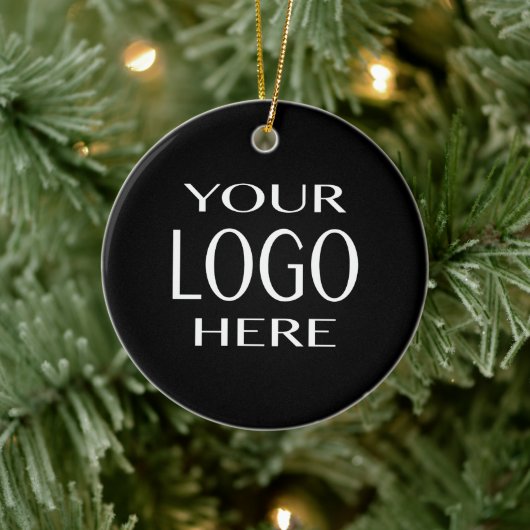 ロゴ |ロゴシンプルの置き換え セラミックオーナメント (ツリー)