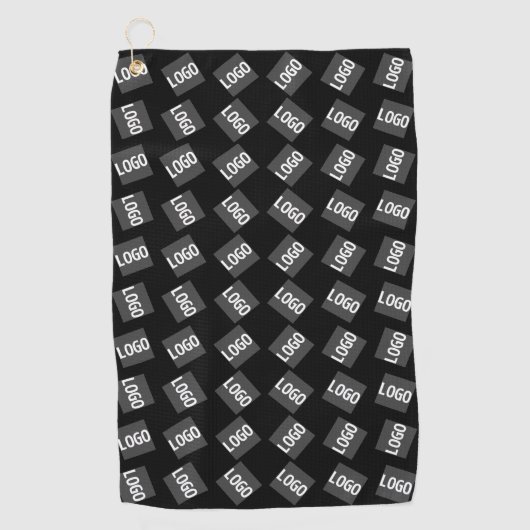 ロゴ | ロゴ、ユニークデザイン、またはイメージパターン ゴルフタオル (正面)