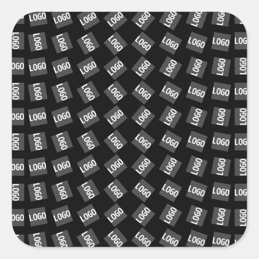 ロゴ | ロゴ、ユニークデザイン、またはイメージパターン スクエアシール (正面)