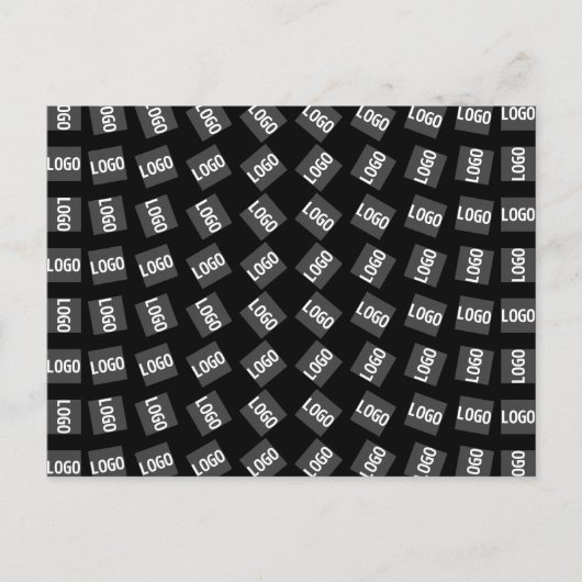 ロゴ | ロゴ、ユニークデザイン、またはイメージパターン ポストカード (正面)