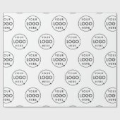 ロゴ |事業会社企業のモダン ラッピングペーパー (フラット)