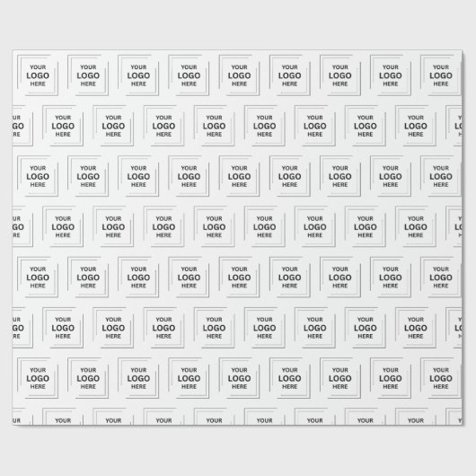 ロゴ |事業会社企業のモダン ラッピングペーパー (フラット)