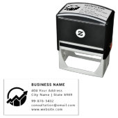 ロゴ |事業会計士のミニマルモダンリスト セルフインキングスタンプ (インサイチュ)