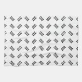 ロゴ | 交互シンプル繰り返しパターン キッチンタオル (横)