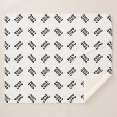 ロゴ | 交互シンプル繰り返しパターン シェルパブランケット (正面(横))