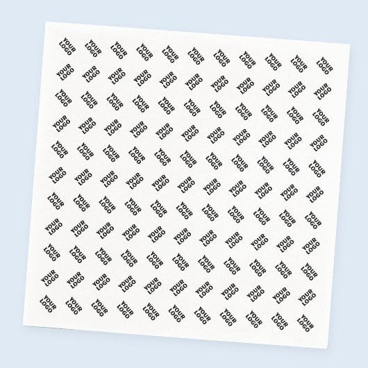 ロゴ | 交互シンプル繰り返しパターン スタンダードカクテルナプキン