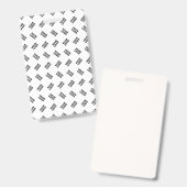 ロゴ | 交互シンプル繰り返しパターン バッジ (表裏)