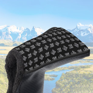 ロゴ   交互ユニークのロゴまたはデザイン ゴルフヘッドカバー