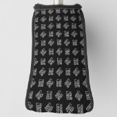 ロゴ | 交互ユニークのロゴまたはデザイン ゴルフヘッドカバー (回転90)