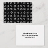 ロゴ | 交互ユニークのロゴまたはデザイン ノートカード (正面/裏面)