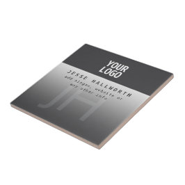 ロゴ、会社名、モノグラム タイル