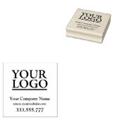 ロゴ、会社名、Webサイト、電話 ラバースタンプ (押印)