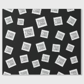 ロゴ、写真、その他の画像 | ランダムな配置 ラッピングペーパー (フラット)