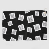 ロゴ、写真、その他の画像 | ランダム配置 ゴルフタオル (横)