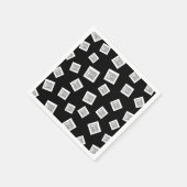 ロゴ、写真、その他の画像 | ランダム配置 スタンダードカクテルナプキン (角)