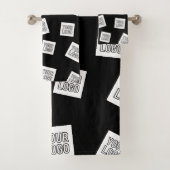 ロゴ、写真、その他の画像 | ランダム配置 バスタオルセット (インサイチュ)