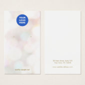 ロゴ《写真》ぼけ味イヤリングディスプレイカードの追加 (正面&裏面)