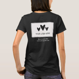 ロゴ+名前+役職 ポケット刺繍Tシャツ Tシャツ