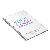 ロゴ、名前、WebサイトのプロモーションVs2の追加 ノートブック (右側)