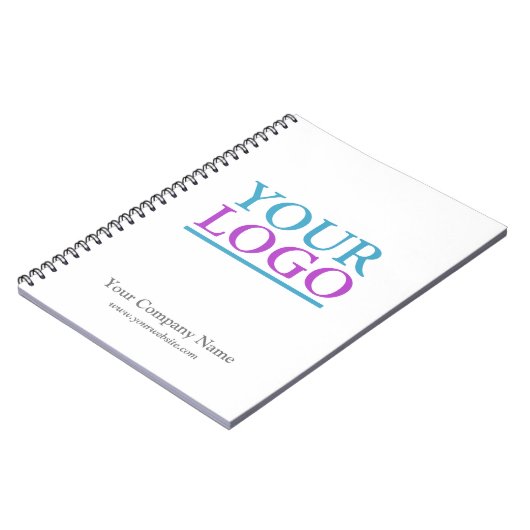 ロゴ、名前、WebサイトのプロモーションVs2の追加 ノートブック (左側)