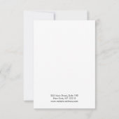 ロゴ 大 ネックレス イヤリング ディスプレイ 招待状 (裏面)