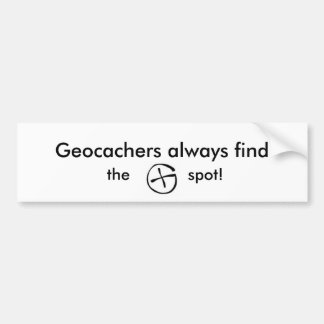 ロゴ、常のGeocachersの発見点! バンパーステッカー