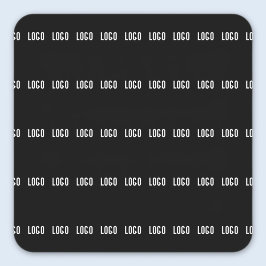 ロゴ | 水平に並べたストライプ スクエアシール