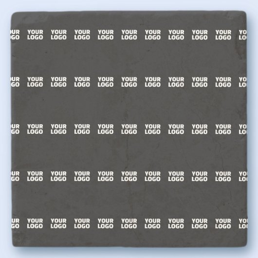 ロゴ | 水平に並べたストライプ ストーンコースター