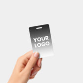 ロゴ & 現代の編集可能なカラー グラデーション バッジ (手持ち)