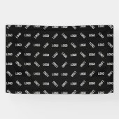 ロゴ/画像 | ユニークなモダン幾何学パターン 横断幕 (横)