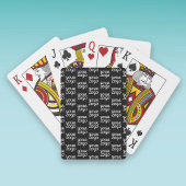 ロゴ |繰り返しシンプルロゴのパターン トランプ