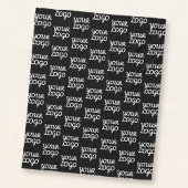 ロゴ |繰り返しシンプルロゴのパターン フリースブランケット