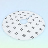 ロゴ |繰り返しシンプルロゴの置き換え ブラッシュドポリエステルツリースカート