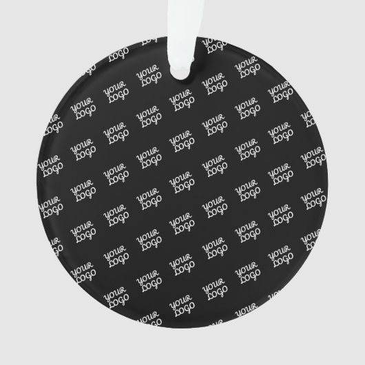 ロゴ |繰り返モダンしパターン オーナメント (正面)