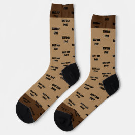 ロゴ（茶色） ソックス