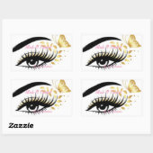 ロゴ 長方形シール (シート)