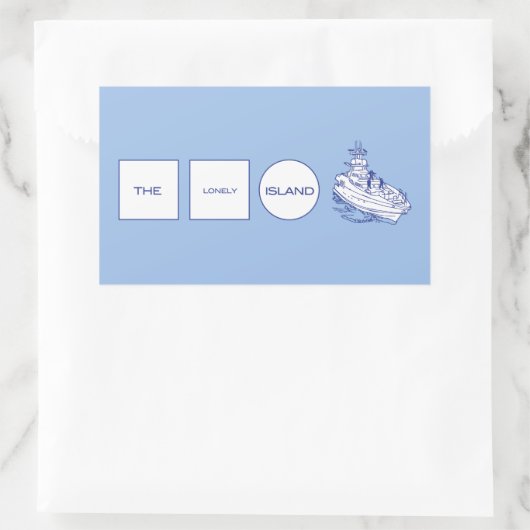 ロゴ 長方形シール (バッグ)